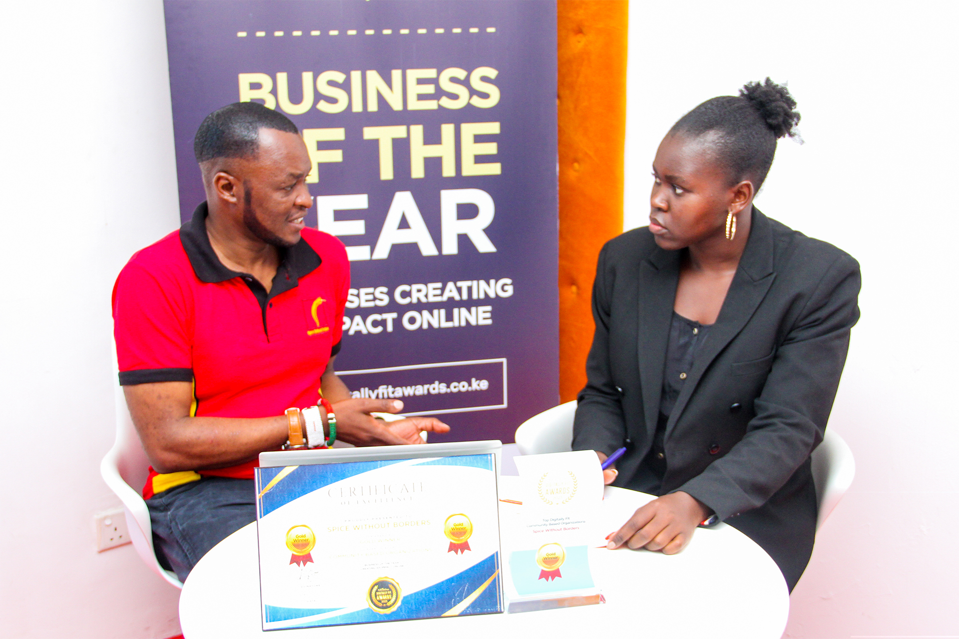 Digitally Fit Awards 2023 recognition moment